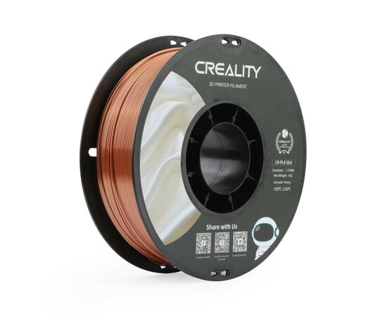 Пластик для 3D-принтера Creality PLA silky shine 1кг, 1.75мм, red copper (3301120002)