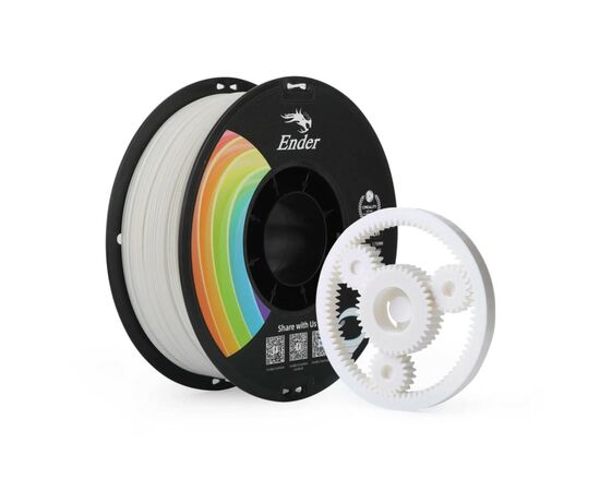 Пластик для 3D-принтера Creality PLA+ 1кг, 1.75мм, white (3301010305), изображение 2 Пластик для 3D-принтера Creality PLA+ 1кг, 1.75мм, white (3301010305), изображение 2