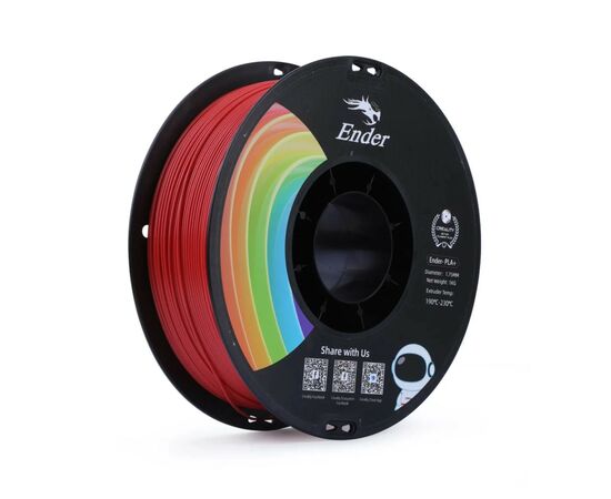 Пластик для 3D-принтера Creality PLA+ 1кг, 1.75мм, red (3301010309)