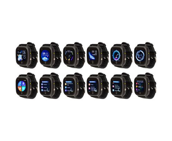 Смарт-годинник Amigo GO005 4G WIFI Kids waterproof Thermometer Black (747016), зображення 3 Смарт-годинник Amigo GO005 4G WIFI Kids waterproof Thermometer Black (747016), зображення 3