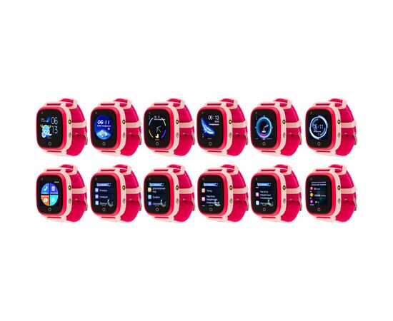 Смарт-часы Amigo GO005 4G WIFI Kids waterproof Thermometer Pink (747018), изображение 5 Смарт-часы Amigo GO005 4G WIFI Kids waterproof Thermometer Pink (747018), изображение 5