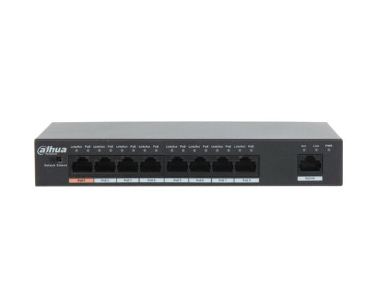 Коммутатор сетевой Dahua DH-PFS3009-8ET1GT-96, изображение 2 Коммутатор сетевой Dahua DH-PFS3009-8ET1GT-96, изображение 2
