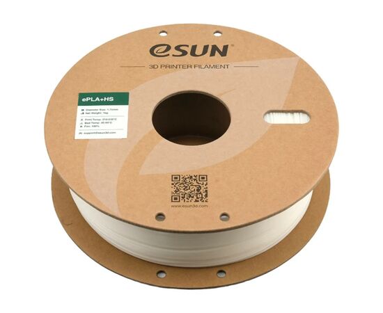 Пластик для 3D-принтера eSUN ePLA-HS, 1,75мм, 1кг, white (EPLA-HS-P175W1), зображення 2