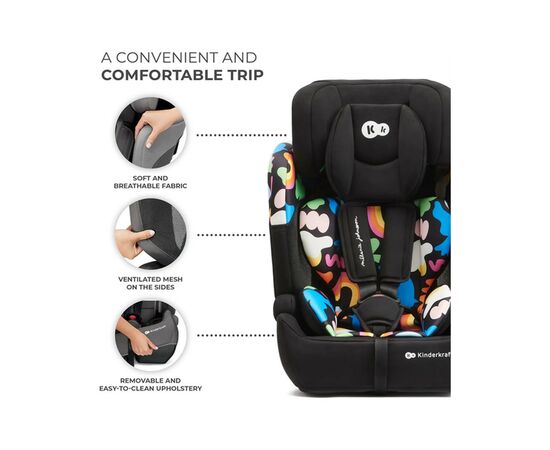 Автокресло Kinderkraft Comfort Up i-Size Happy Shapes (KCCOUP02HAP0000) (5902533925476), изображение 6 Автокресло Kinderkraft Comfort Up i-Size Happy Shapes (KCCOUP02HAP0000) (5902533925476), изображение 6