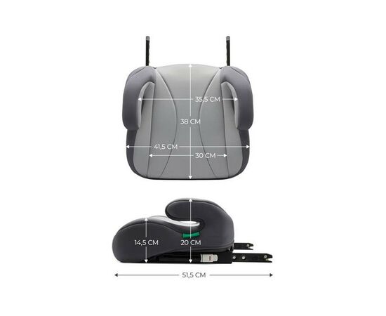 Автокресло Kinderkraft бустер i-Boost Grey (KCIBOO00GRY0000) (5902533924806), изображение 5 Автокресло Kinderkraft бустер i-Boost Grey (KCIBOO00GRY0000) (5902533924806), изображение 5