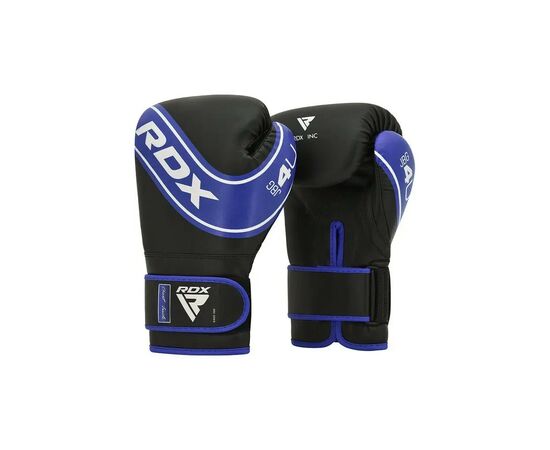 Боксерські рукавички RDX 4B Robo Kids Blue/Black 6 унцій (JBG-4U-6oz)