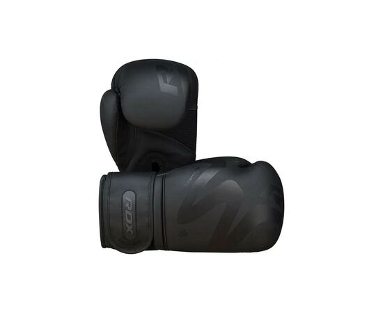 Боксерские перчатки RDX F15 Noir Matte Black 10 унцій (BGR-F15MB-10oz), изображение 2 Боксерские перчатки RDX F15 Noir Matte Black 10 унцій (BGR-F15MB-10oz), изображение 2
