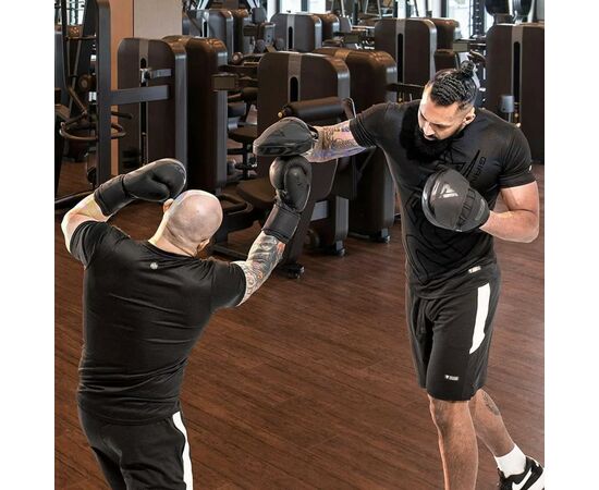 Боксерские перчатки RDX F15 Noir Matte Black 16 унцій (BGR-F15MB-16oz), изображение 8 Боксерские перчатки RDX F15 Noir Matte Black 16 унцій (BGR-F15MB-16oz), изображение 8