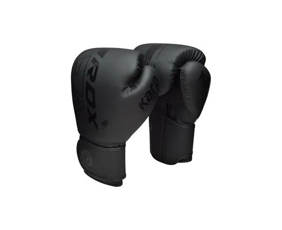 Боксерские перчатки RDX F6 Kara Matte Black 12 унцій (BGR-F6MB-12OZ), изображение 2 Боксерские перчатки RDX F6 Kara Matte Black 12 унцій (BGR-F6MB-12OZ), изображение 2