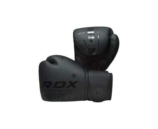 Боксерские перчатки RDX F6 Kara Matte Black 12 унцій (BGR-F6MB-12OZ), изображение 3 Боксерские перчатки RDX F6 Kara Matte Black 12 унцій (BGR-F6MB-12OZ), изображение 3