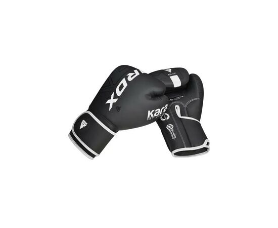 Боксерские перчатки RDX F6 Kara Matte White 16 унцій (BGR-F6MW-16OZ), изображение 4 Боксерские перчатки RDX F6 Kara Matte White 16 унцій (BGR-F6MW-16OZ), изображение 4