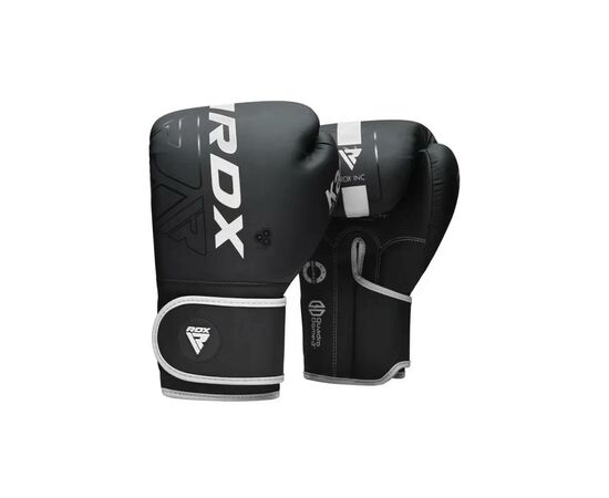 Боксерские перчатки RDX F6 Kara Matte White 16 унцій (BGR-F6MW-16OZ)