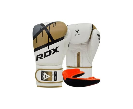 Боксерские перчатки RDX F7 Ego Golden 8 унцій (BGR-F7GL-8oz)
