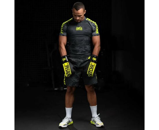 Боксерские перчатки Phantom Apex Elastic Neon Black/Yellow 16 унцій (PHBG2300-16), изображение 4 Боксерские перчатки Phantom Apex Elastic Neon Black/Yellow 16 унцій (PHBG2300-16), изображение 4