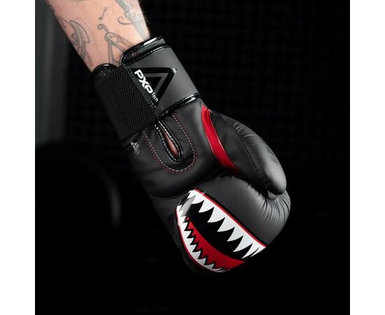 Боксерські рукавички Phantom Fight Squad Schwarz Black 16 унцій (PHBG2216-16), зображення 5 Боксерські рукавички Phantom Fight Squad Schwarz Black 16 унцій (PHBG2216-16), зображення 5
