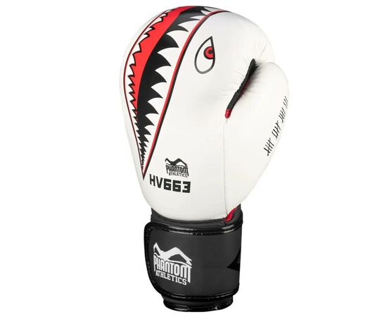 Боксерские перчатки Phantom Fight Squad Weiss White 12 унцій (PHBG2218-12), изображение 2 Боксерские перчатки Phantom Fight Squad Weiss White 12 унцій (PHBG2218-12), изображение 2