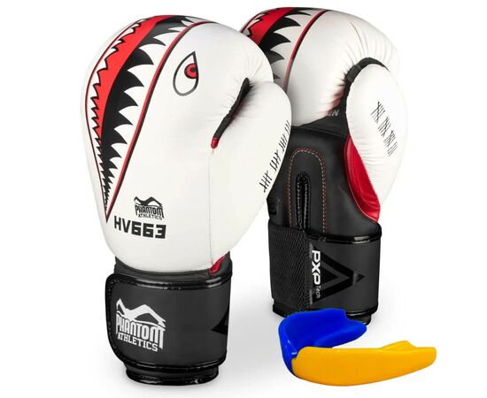 Боксерские перчатки Phantom Fight Squad Weiss White 12 унцій (PHBG2218-12)