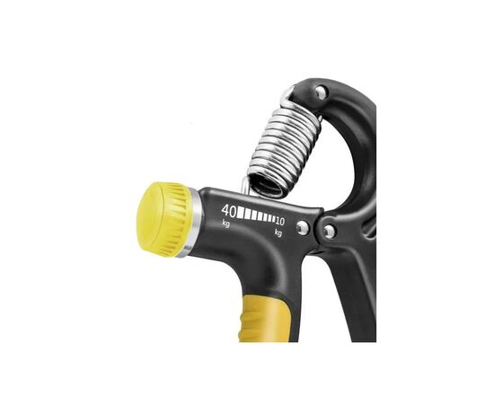 Эспандер PowerPlay кистьовий 10-40 кг Strength Grip Чорно-жовтий (PP_4323_Bl/Yellow), изображение 4 Эспандер PowerPlay кистьовий 10-40 кг Strength Grip Чорно-жовтий (PP_4323_Bl/Yellow), изображение 4
