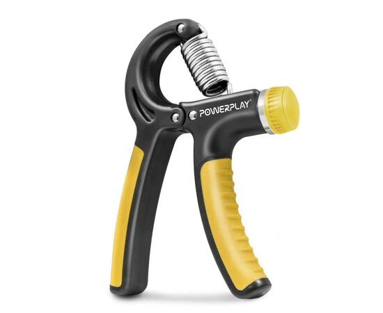 Еспандер PowerPlay кистьовий 10-40 кг Strength Grip Чорно-жовтий (PP_4323_Bl/Yellow)