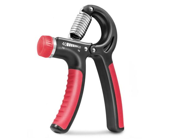 Еспандер PowerPlay кистьовий 10-40 кг Strength Grip Чорно-червоний (PP_4323_Bl/Red), зображення 2