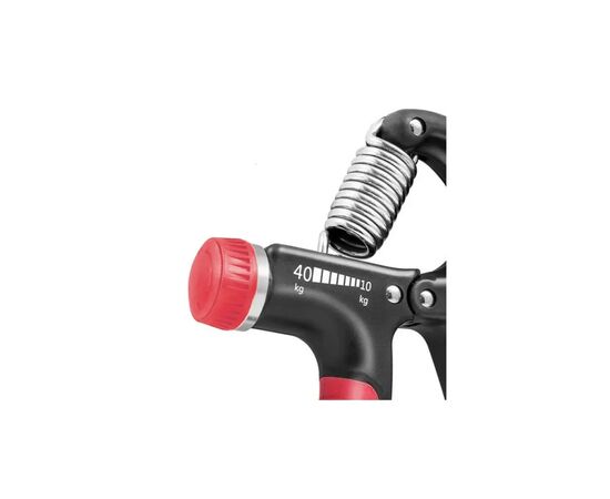 Еспандер PowerPlay кистьовий 10-40 кг Strength Grip Чорно-червоний (PP_4323_Bl/Red), зображення 3