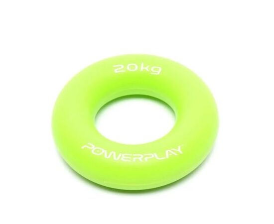 Еспандер PowerPlay PP-4324 Hand Grip Ring Medium 20 кг Зелений (PP_4324_20kg), зображення 3 Еспандер PowerPlay PP-4324 Hand Grip Ring Medium 20 кг Зелений (PP_4324_20kg), зображення 3