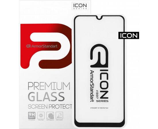 Стекло защитное Armorstandart Icon Samsung A31 Black (ARM56241-GIC-BK)