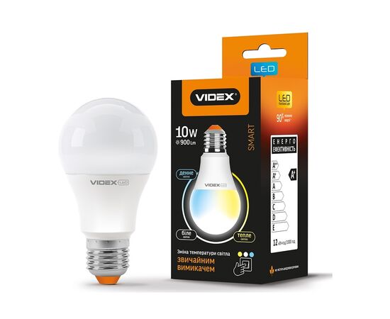 Лампочка Videx A60eC3 10W E27 (VL-A60eC3-1027)