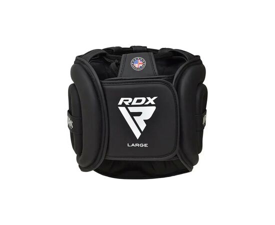 Боксерский шлем RDX Aura Plus T-17 Black Golden L (HGR-T17BGL-L+), изображение 5 Боксерский шлем RDX Aura Plus T-17 Black Golden L (HGR-T17BGL-L+), изображение 5