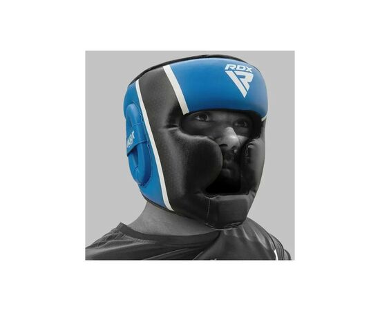 Боксерский шлем RDX Aura Plus T-17 Blue/Black S (HGR-T17UB-S+), изображение 7 Боксерский шлем RDX Aura Plus T-17 Blue/Black S (HGR-T17UB-S+), изображение 7