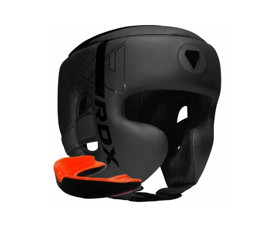 Боксерський шолом RDX F6 KARA Matte Black XL (HGR-F6MB-XL)