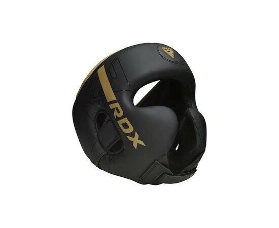 Боксерский шлем RDX F6 KARA Matte Golden M (HGR-F6MGL-M), изображение 3 Боксерский шлем RDX F6 KARA Matte Golden M (HGR-F6MGL-M), изображение 3