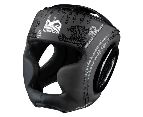 Боксерский шлем Phantom Muay Thai Full Face Black (PHHG2504), изображение 2
