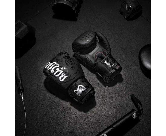 Боксерские перчатки Phantom Muay Thai Black 16 унцій (PHBG2329-16), изображение 8