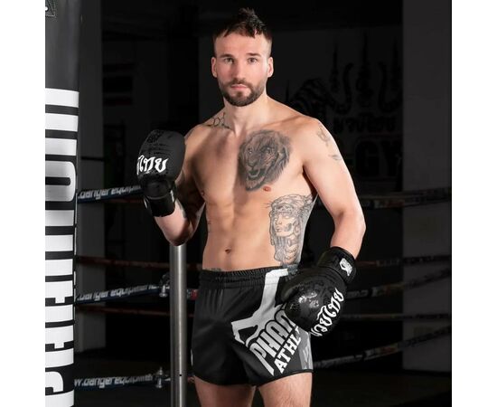 Боксерские перчатки Phantom Muay Thai Black 16 унцій (PHBG2329-16), изображение 9