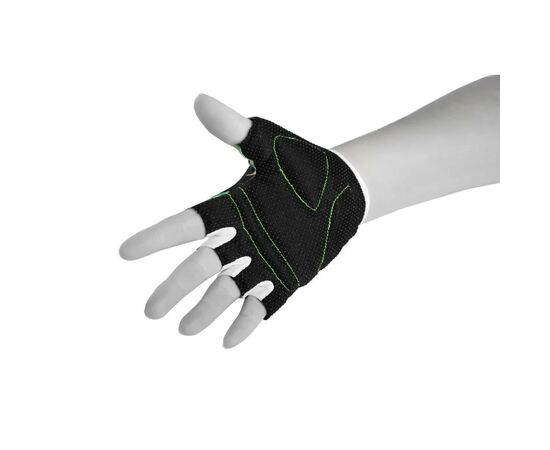 Велоперчатки PowerPlay 001 Чорні листочки XS (SALE_001_Black_XS), изображение 3