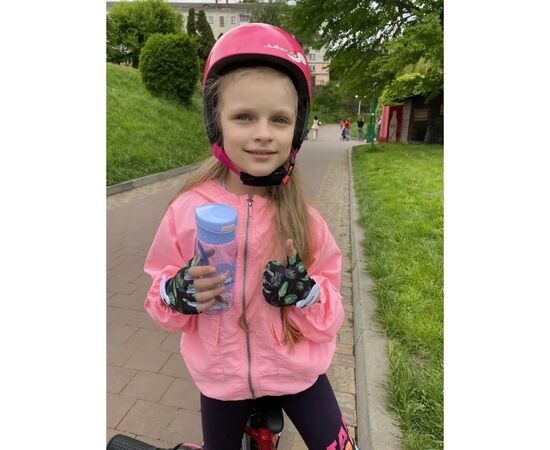 Велоперчатки PowerPlay 001 Чорні листочки XS (SALE_001_Black_XS), изображение 4