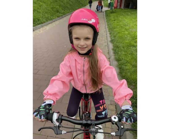 Велоперчатки PowerPlay 001 Чорні листочки XS (SALE_001_Black_XS), изображение 5