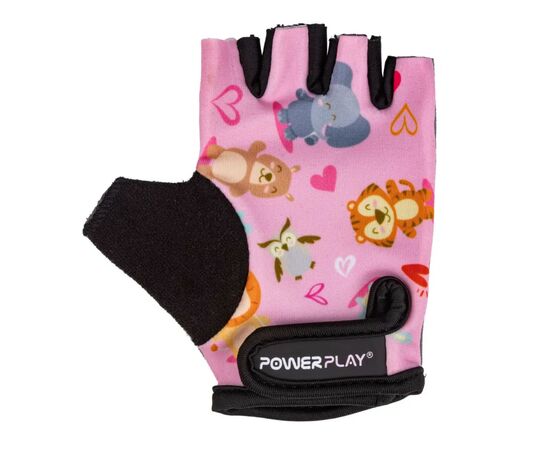 Велоперчатки PowerPlay 003 Милі звірята 2XS (SALE_PP_003_2XS_Animals), изображение 2