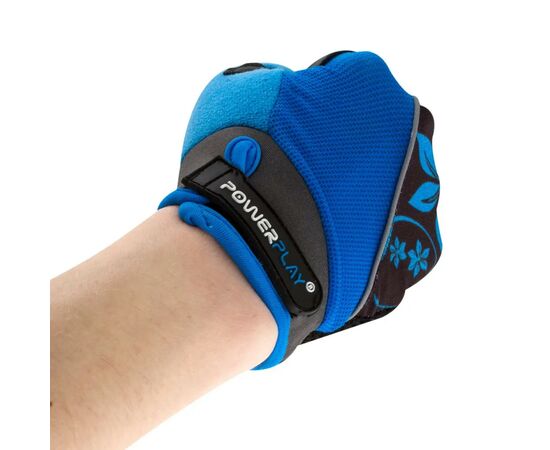Велоперчатки PowerPlay 5281 B Блакитні XS (SALE_5281B_XS_Blue), изображение 4 Велоперчатки PowerPlay 5281 B Блакитні XS (SALE_5281B_XS_Blue), изображение 4