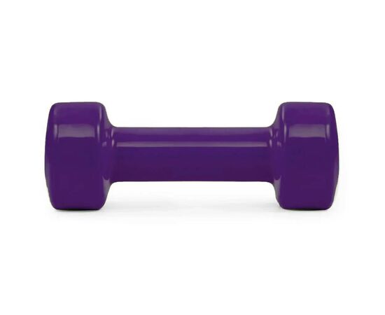 Гантель PowerPlay вінілові 4125 Achilles 2 х 2.5 кг Фіолетові (PP_4125_2.5kg_2in), изображение 2 Гантель PowerPlay вінілові 4125 Achilles 2 х 2.5 кг Фіолетові (PP_4125_2.5kg_2in), изображение 2