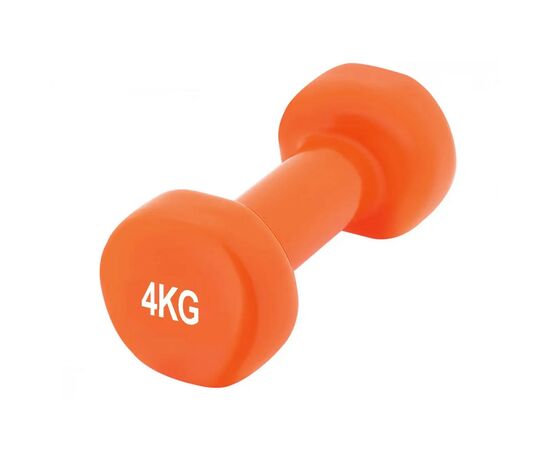 Гантель PowerPlay вінілові 4125 Achilles 2 х 4 кг Помаранчеві (PP_4125_4kg_2in), изображение 3 Гантель PowerPlay вінілові 4125 Achilles 2 х 4 кг Помаранчеві (PP_4125_4kg_2in), изображение 3
