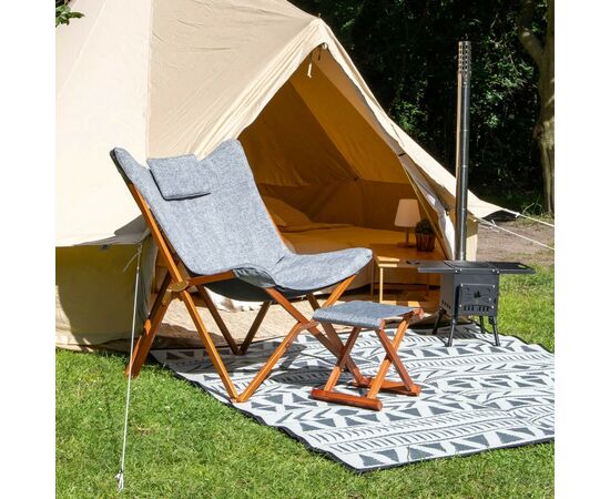 Крісло складане Bo-Camp Bloomsbury M Grey (1200369), зображення 12 Крісло складане Bo-Camp Bloomsbury M Grey (1200369), зображення 12