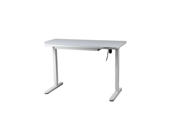 Компьютерный стол Barsky StandUp white glass 1200*600 (BST-12new), изображение 3 Компьютерный стол Barsky StandUp white glass 1200*600 (BST-12new), изображение 3