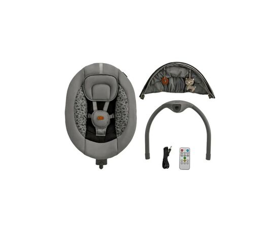 Кресло-качалка Kinderkraft Lumi 2 Dark Grey (5902533925025), изображение 6
