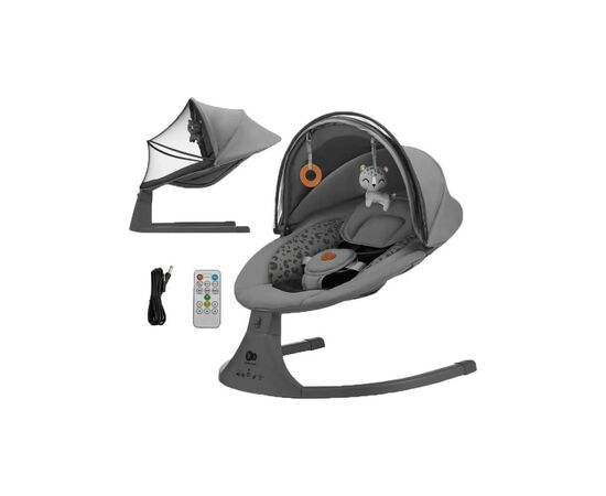 Кресло-качалка Kinderkraft Lumi 2 Dark Grey (5902533925025), изображение 7