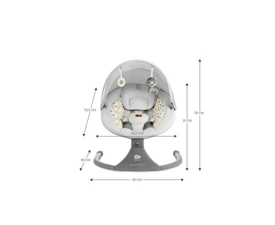 Кресло-качалка Kinderkraft Lumi 2 Light Grey (5902533925018), изображение 10