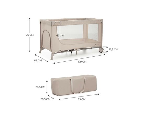 Детский манеж Kinderkraft Joy 2 Beige (5902533925124), изображение 6 Детский манеж Kinderkraft Joy 2 Beige (5902533925124), изображение 6