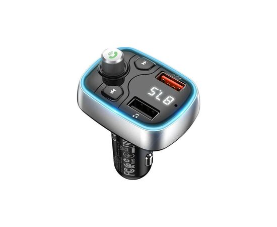 FM модулятор BOROFONE BC32, Black, Box, изображение 4 FM модулятор BOROFONE BC32, Black, Box, изображение 4