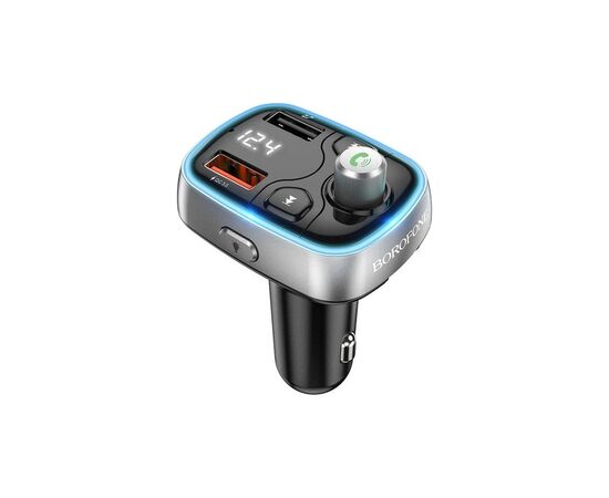 FM модулятор BOROFONE BC32, Black, Box